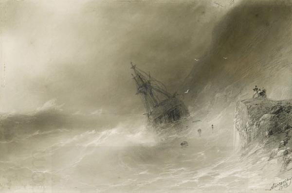 Ivan Aivazovsky Shipwreck China oil painting art